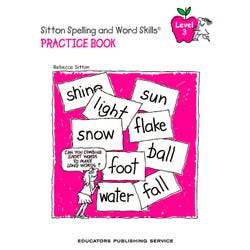 Image for Sitton Spelling Student Practice Books, Grade 3, Set of 5 from School Specialty