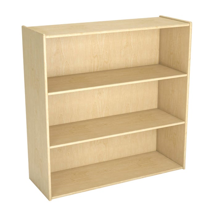 Childcraft 3-Shelf Storage Unit, Wooden, 35-3/4 x 13 x 36 Inches