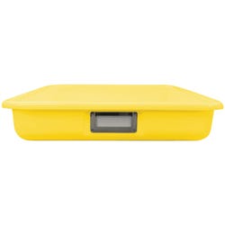 Shirley K's T-142 Storage Bin, 19 x 12-1/2 x 4-3/8 Inches, Yellow