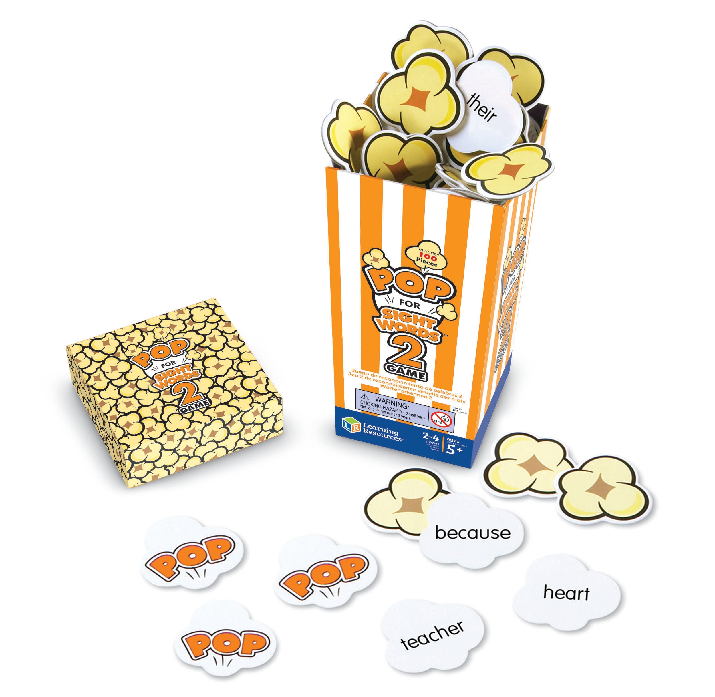 Learning Resources Pop For Sight Words 2 Game, For 2 to 4 Players 1435415