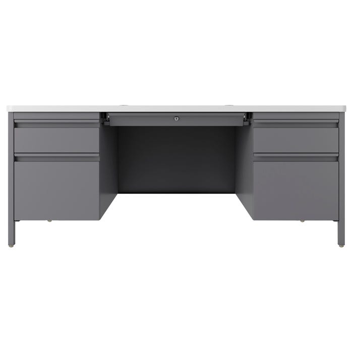 Classroom Select Double Pedestal Teacher's Desks, 60 x 30 Inches