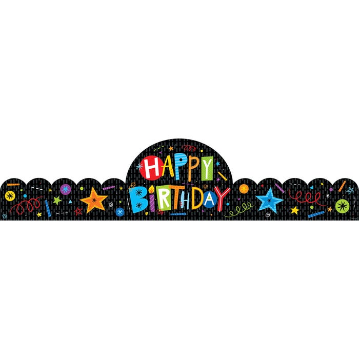 Creative Teaching Press Happy Birthday Crowns, Pack of 30