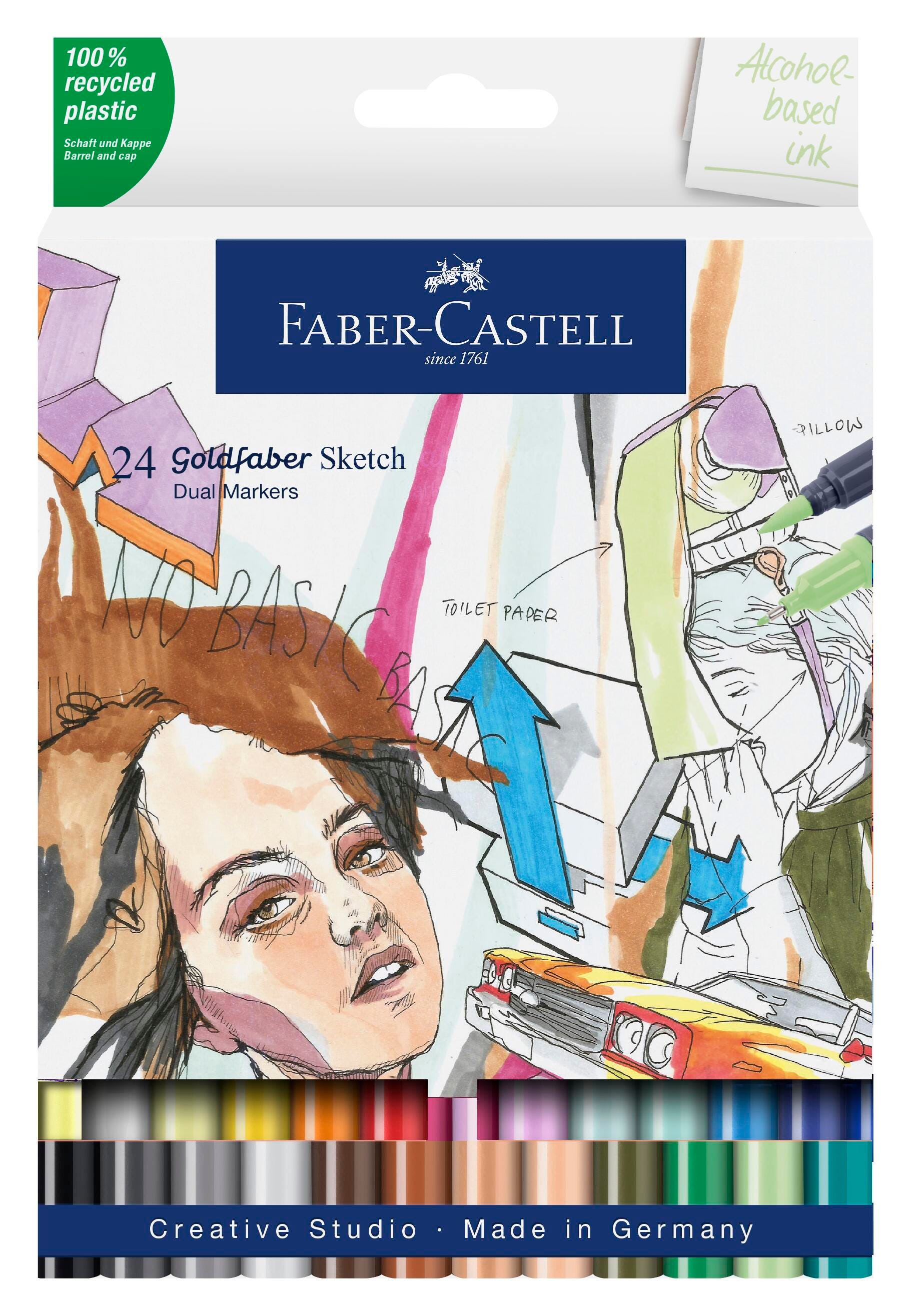 Faber Castell - Goldfaber Sketch Markers - 24 ct 2132931