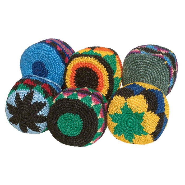 Hacky-Sack Boota Footbags, Set of 6
