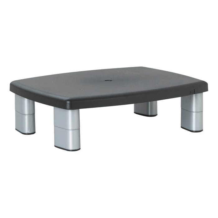 3M Adjustable Standard Monitor Stand, Black