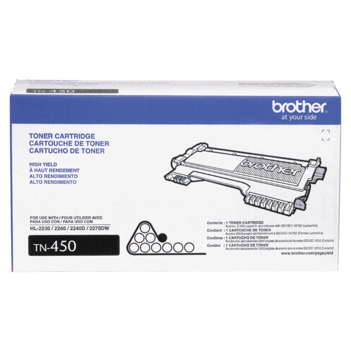 Brother TN450 Ink Toner Cartridge, Black