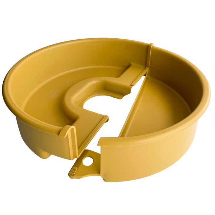 Brent Polyethylene Splash Pan for Brent Potters Wheels, 17-1/2 x 4-1/2 Inches, Yellow