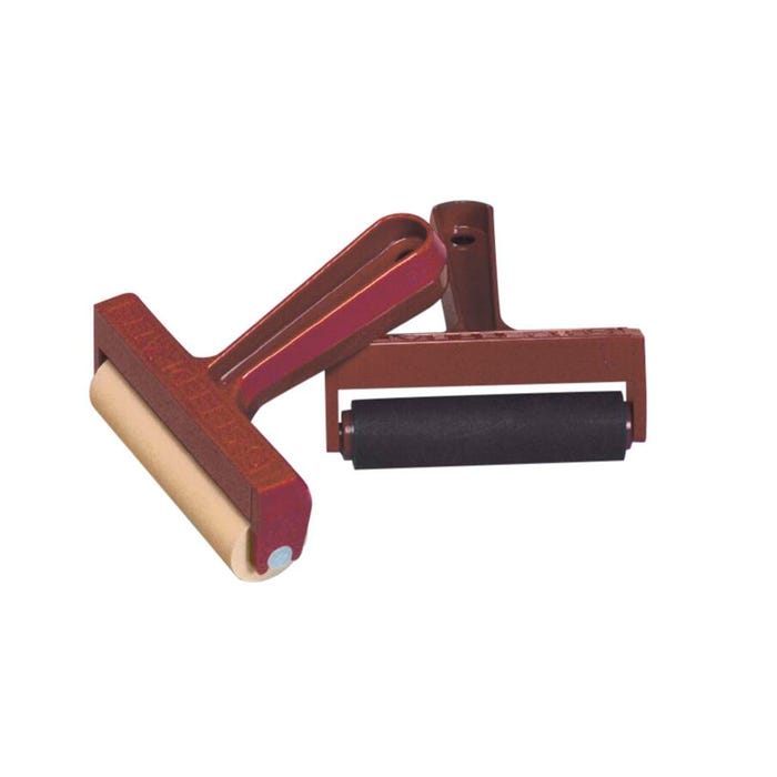 Speedball Pop-In Soft Rubber Brayer with Plastic Frame, 4 Inches