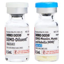 Demo Dose Measles, Mumps, and Rubella (MMR) A&B, 2 mL