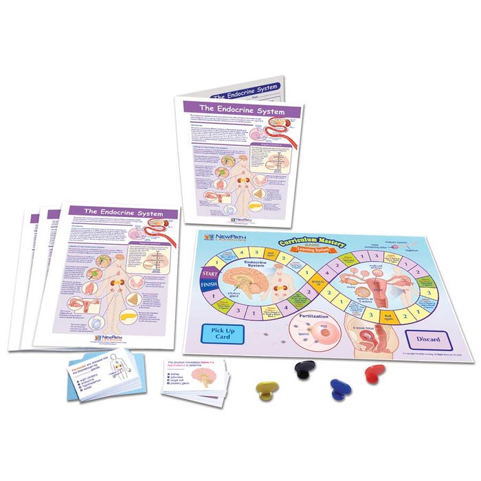 NewPath Learning The Endocrine System Learning Center Game, Grades 6 to 10