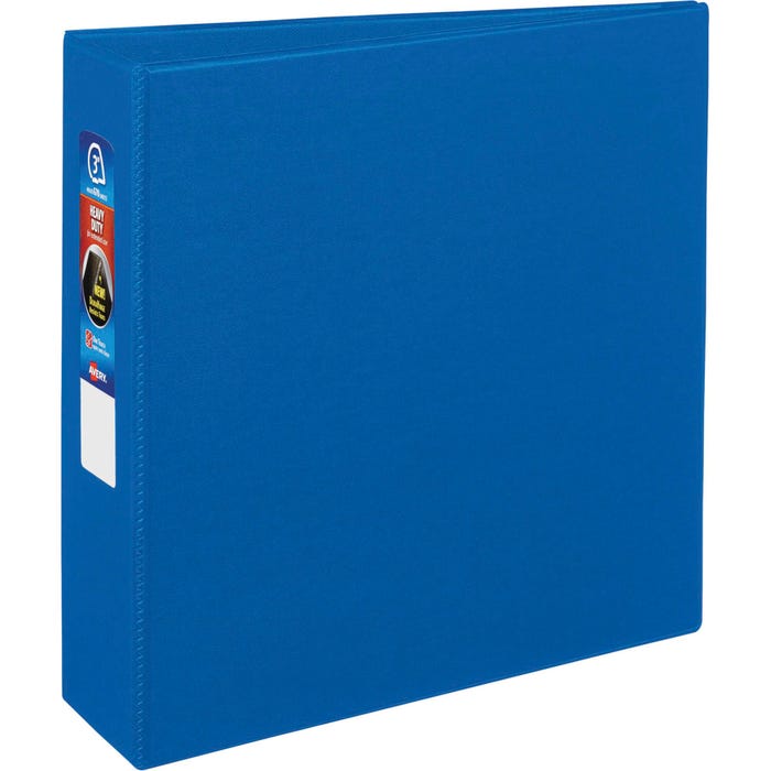 Avery Heavy Duty Binder, 3 Inch D-Ring, Blue