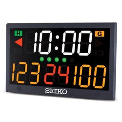 SEIKO LED Tabletop Multi-Function Scoreboard 25-1/2 x 8-5/8 x 15-3/4 Inches 1448759