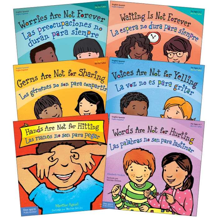 Free Spirit Publishing Best Behavior Expanded Paperback Series, Set of 6, Grades PreK to 2, Bilingual