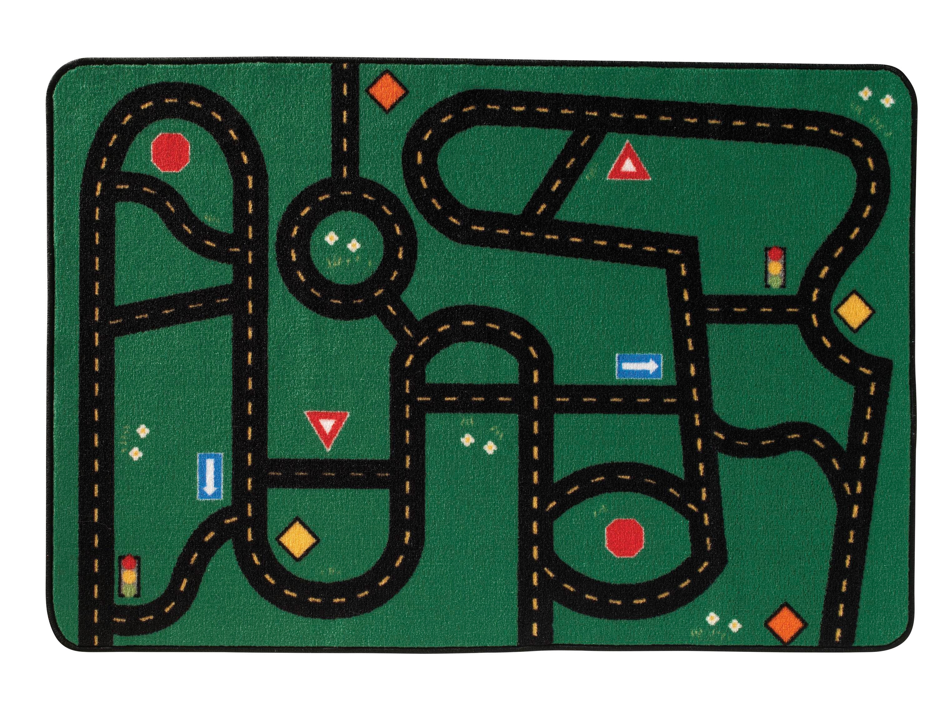Carpets for Kids KID$Value Go-Go Driving Carpet, Rectangle 4002410