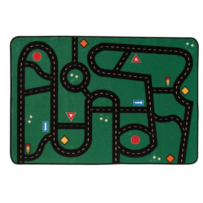 Carpets for Kids KID$Value Go-Go Driving Carpet, Rectangle