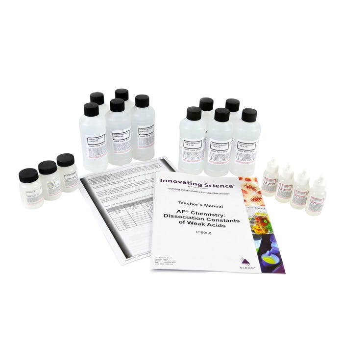 Innovation Science AP Chemistry Kit, Dissociation Constant of Weak Acids