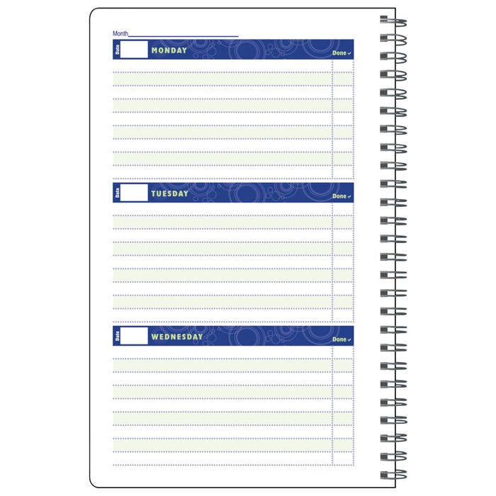 Hammond & Stephens Undated Weekly Student Planner, 5 x 8 Inches, 96 Pages