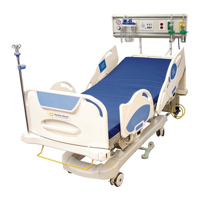 Amico Apollo AC400C Electric Bed 36 Inch Headwall Basic Package with Accessories