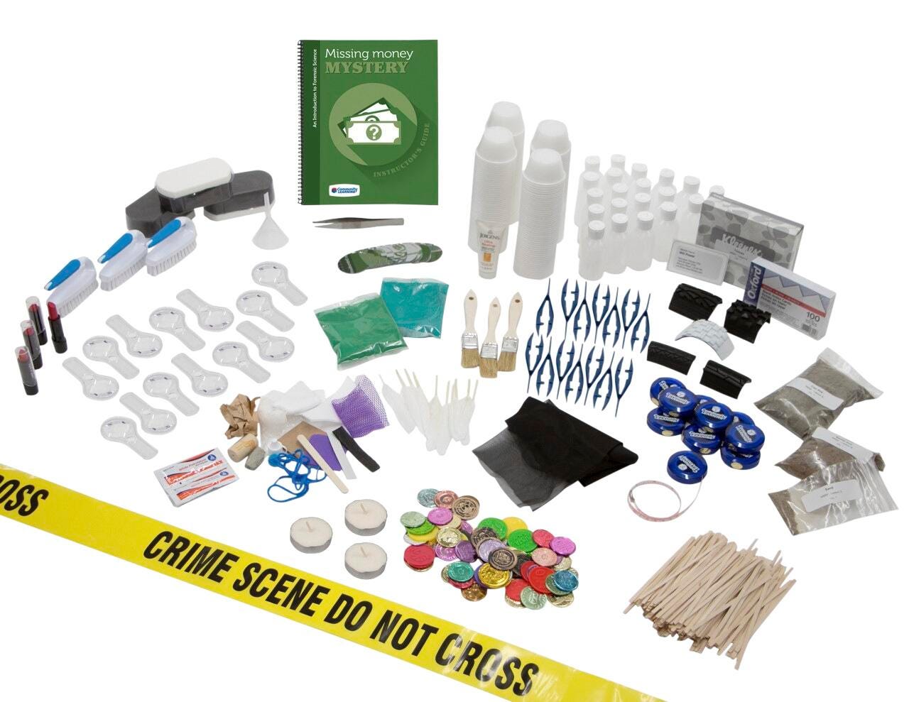 Image for Community Learning Missing Money Mystery, An Introduction to Forensic Science Classroom Kit, Grades 2 to 3 from School Specialty