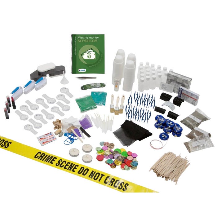 Community Learning Missing Money Mystery, An Introduction to Forensic Science Classroom Kit, Grades 2 to 3