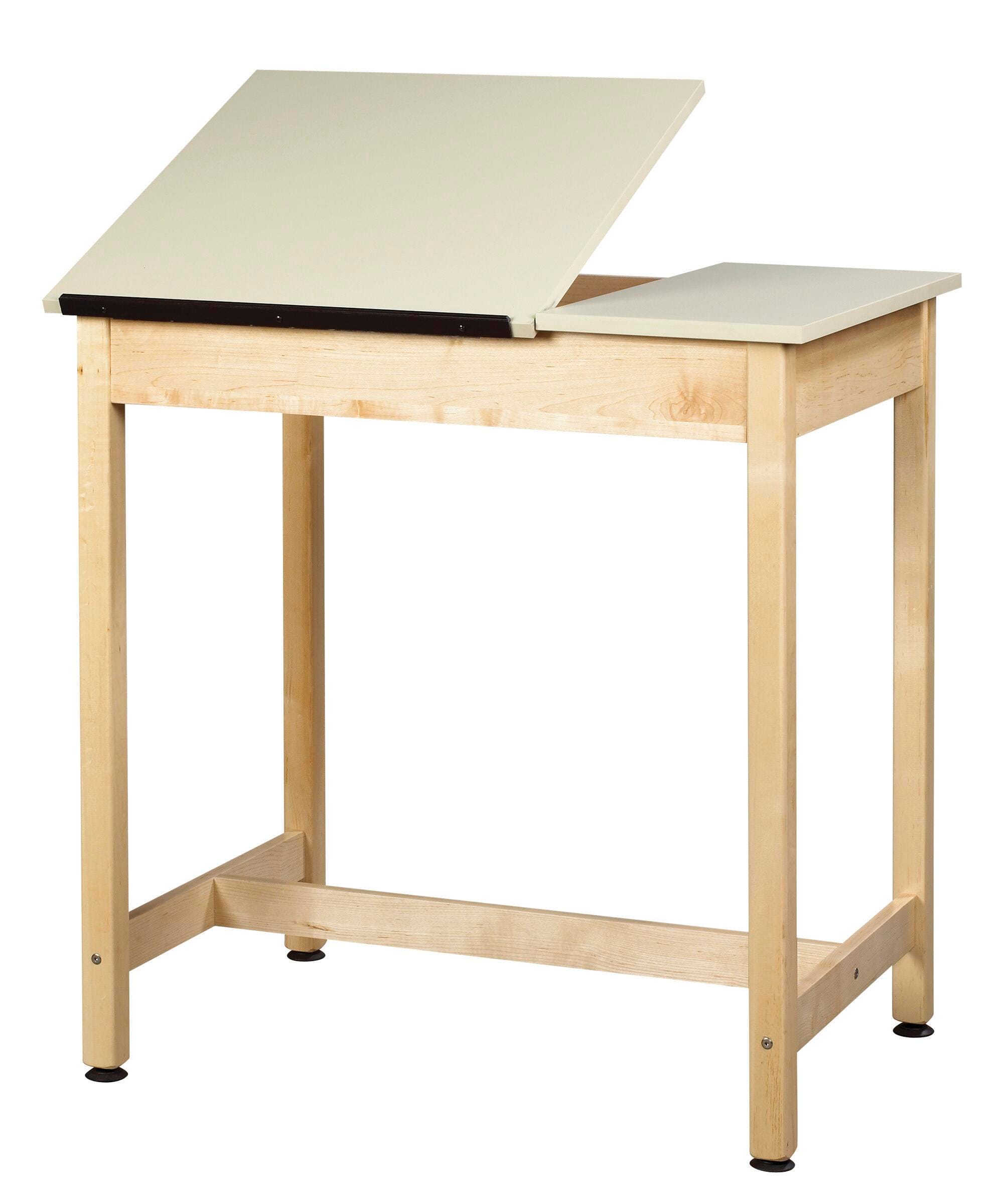 Diversified Woodcrafts 2-Piece Drafting Table, 36 x 24 x 36 Inches, Maple and Plastic, Item Number 1399905