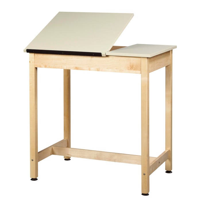 Diversified Woodcrafts 2-Piece Drafting Table, 36 x 24 x 36 Inches, Maple and Plastic