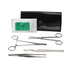 Dr Instruments Suture Tool Kit with Case, 6 Pieces
