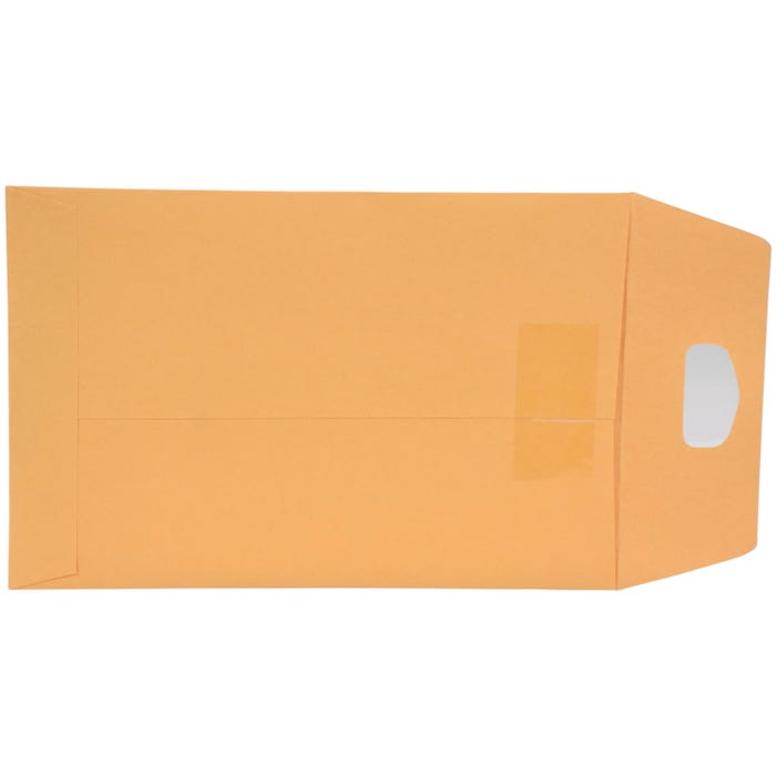 School Smart Multi Tak Clasp Envelopes, 6 x 9 Inches, Kraft Brown, Box of 100