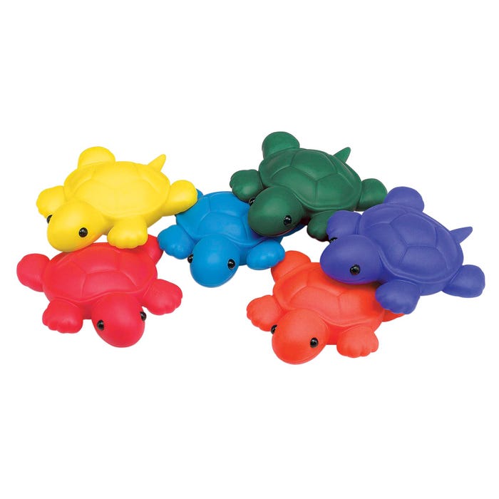 Sportime Indestructible Bean Bag Turtles, Set of 6