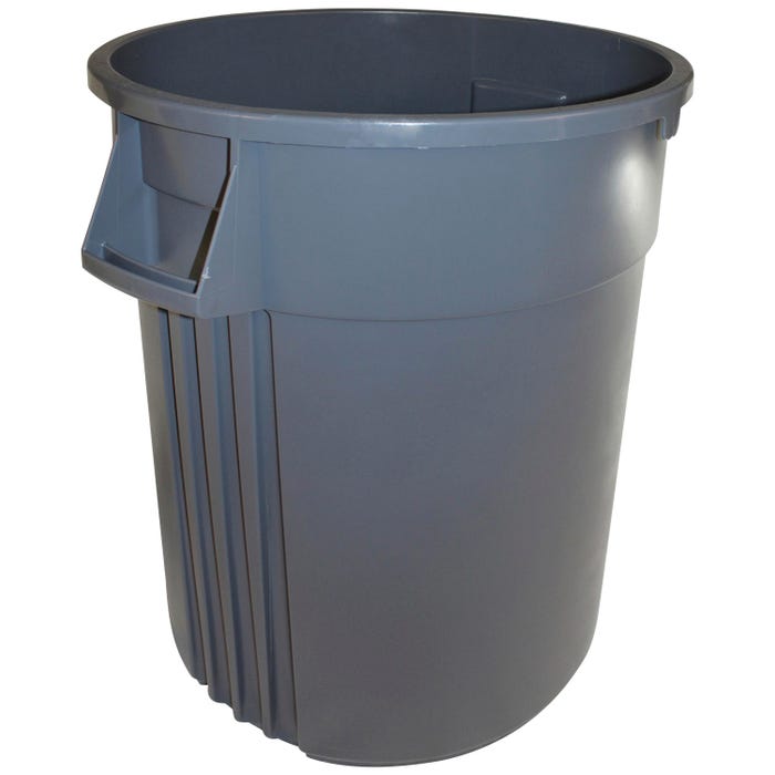 Genuine Joe Gator 55 Gallon Container, Gray, Each