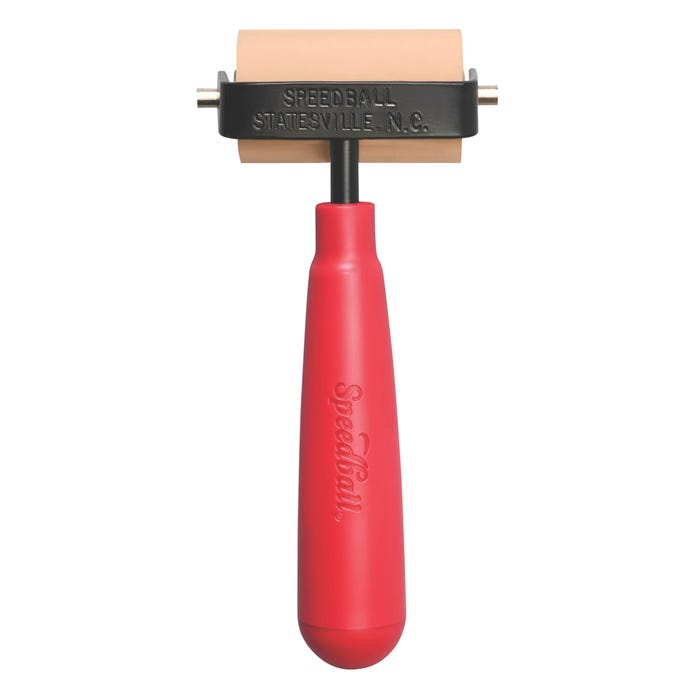 Speedball Soft Rubber Brayer with Plastic Handle, 2 Inches