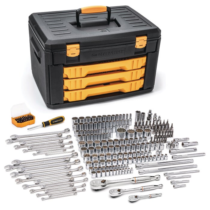 GEARWRENCH 243-Piece 12-Point Mechanics Tool Set with Storage Case