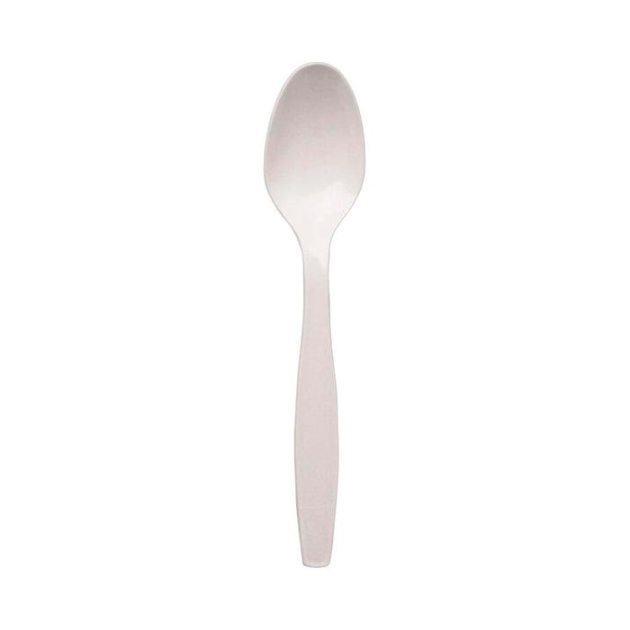 Dixie Foods Heavyweight Spoon, 6 L in, Polystyrene, White, Case of 1000