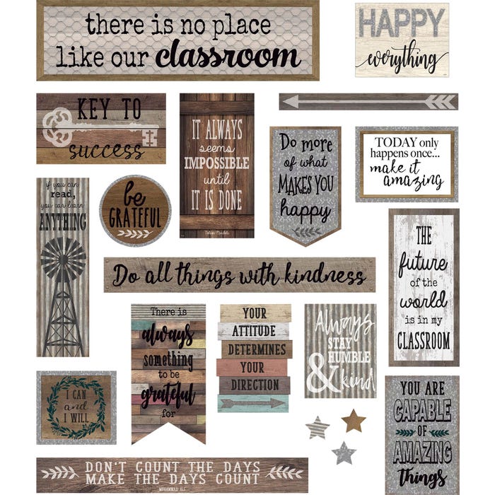 TCR Home Sweet Classroom Mini Bulletin Board Set, 20 Pieces