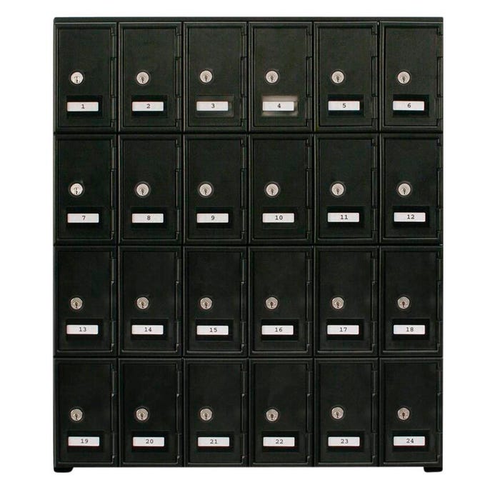 Image for United Visual Products 24 A Size Door Key Lock Cell Phone Locker, No Base from School Specialty