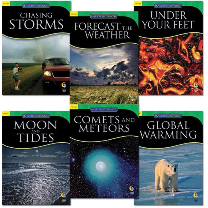 Creative Teaching Press Earth and Space Science Variety Pack, Set of 6