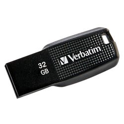 Verbatim Ergo USB Flash Drive, 32GB, Black, Item Number 2091573
