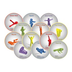 Image for HotSpots Superstations Calisthenics, 8-1/2 Inches, Set of 10 from School Specialty