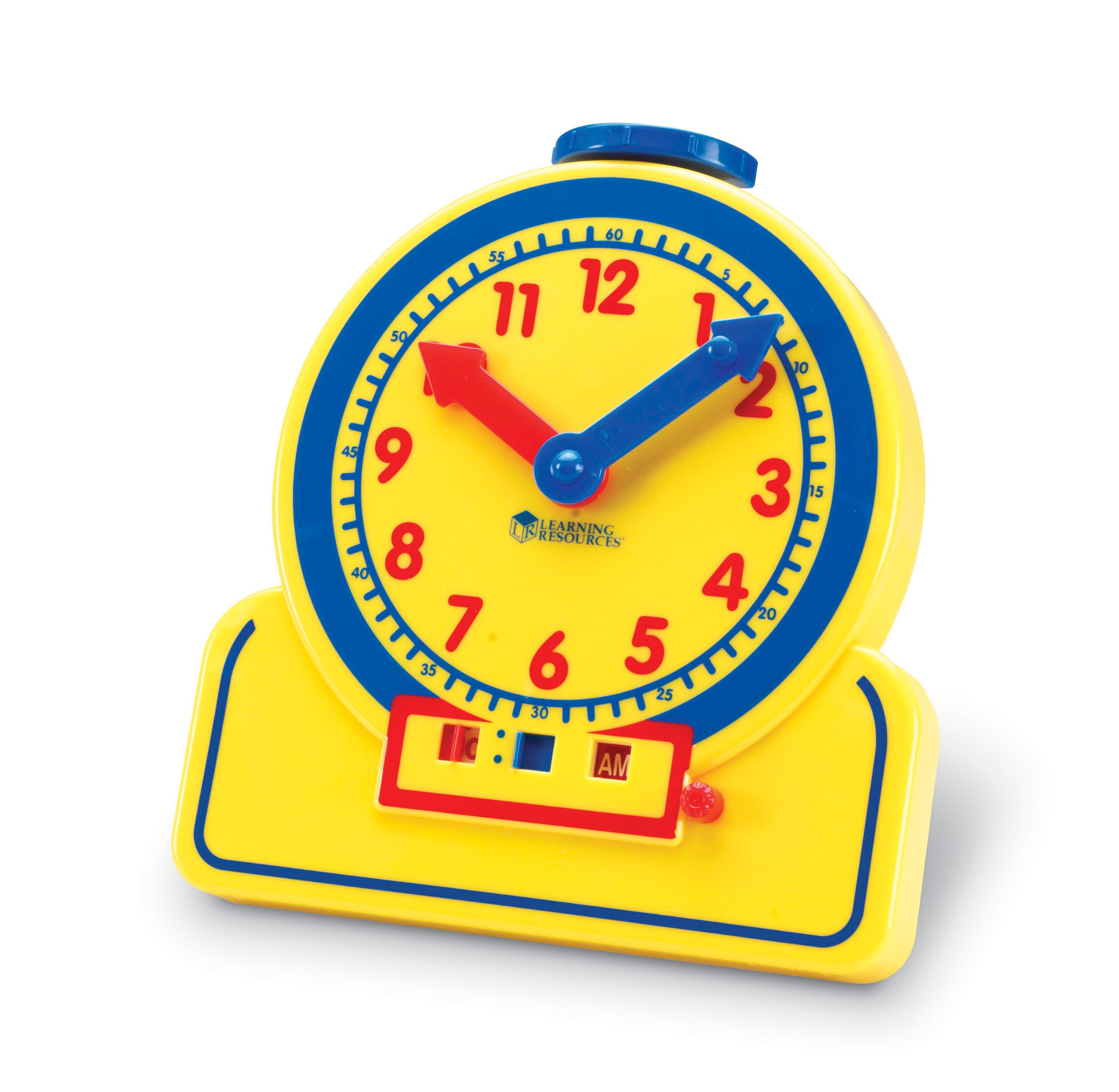 Learning Resources Primary Time Teacher Student Learning Clock 1391222
