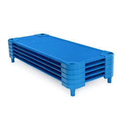 Childcraft Premium Assembled Toddler Cot, 43-1/2 x 21-1/2 x 4-3/4 Inches, Pack of 5 2026844