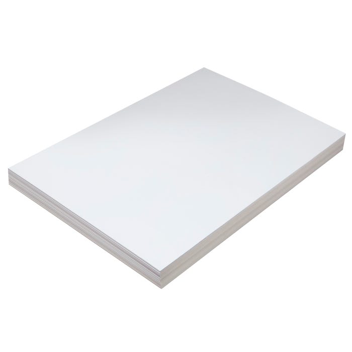 Pacon Heavyweight Tagboard, 12 x 18 Inches, 11 Pt, White, Pack of 100