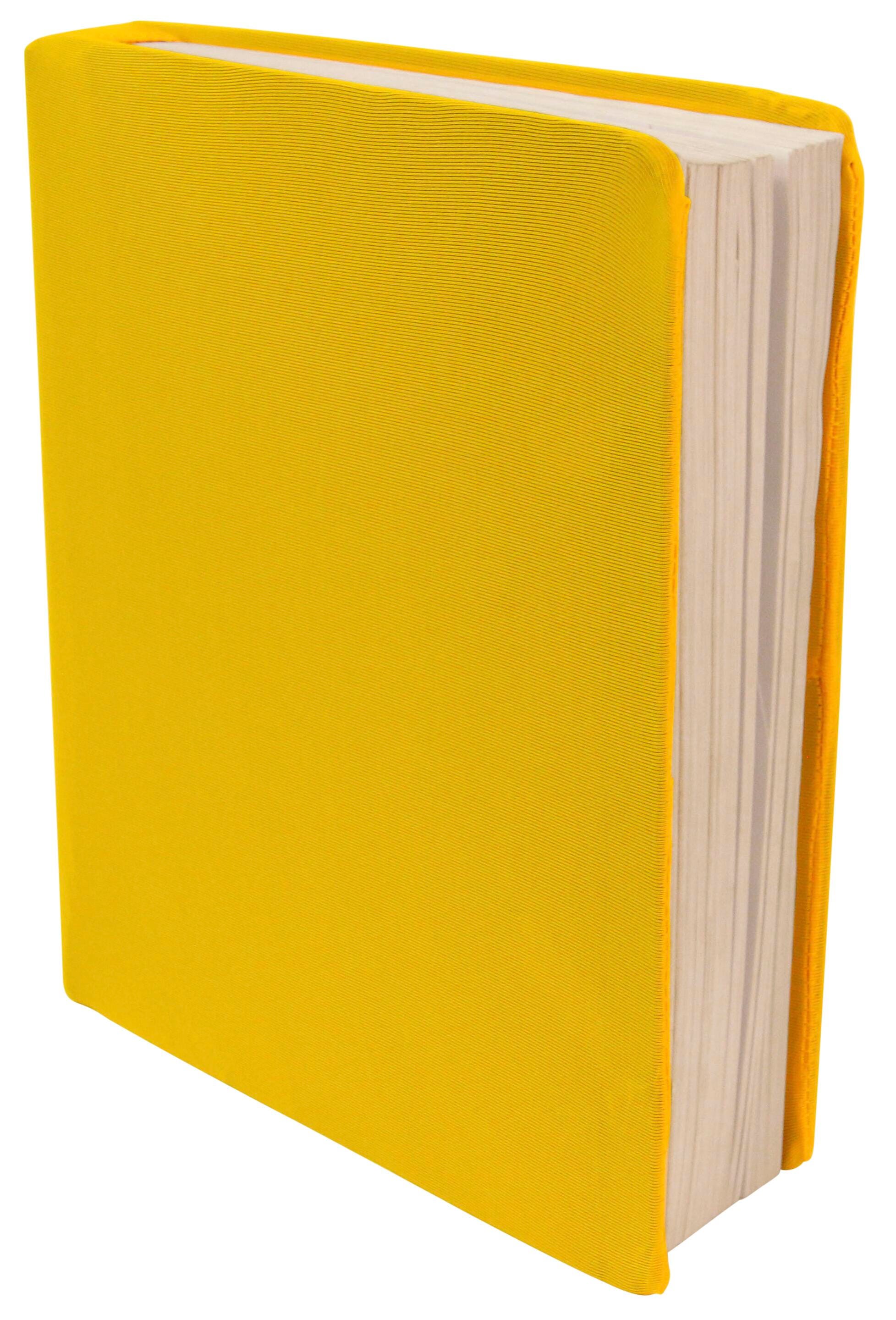School Smart Stretchable Book Cover, Jumbo, Yellow 2136645