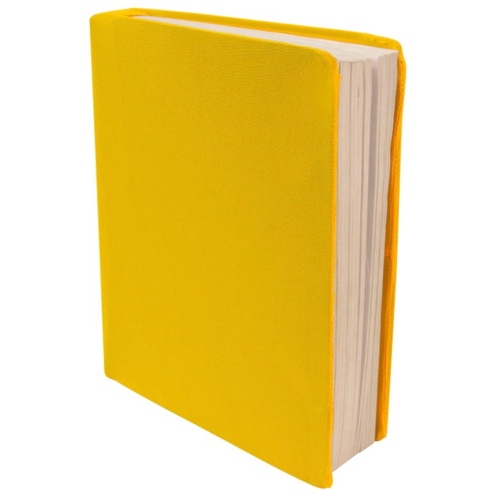 School Smart Stretchable Book Cover, Jumbo, Yellow