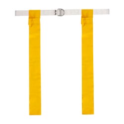 Champion Sports Flag Football Flag Belt, 1 Inch, Yellow, Set of 12 018781