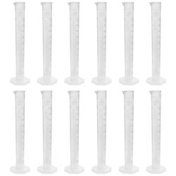 Eisco Labs Graduated Cylinder, Polypropylene, 100mL, Pack of 12