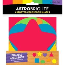 Astrobrights Teacher Tools, 65 lb/176 gsm, Assorted Colors, 48 Pieces 2133764
