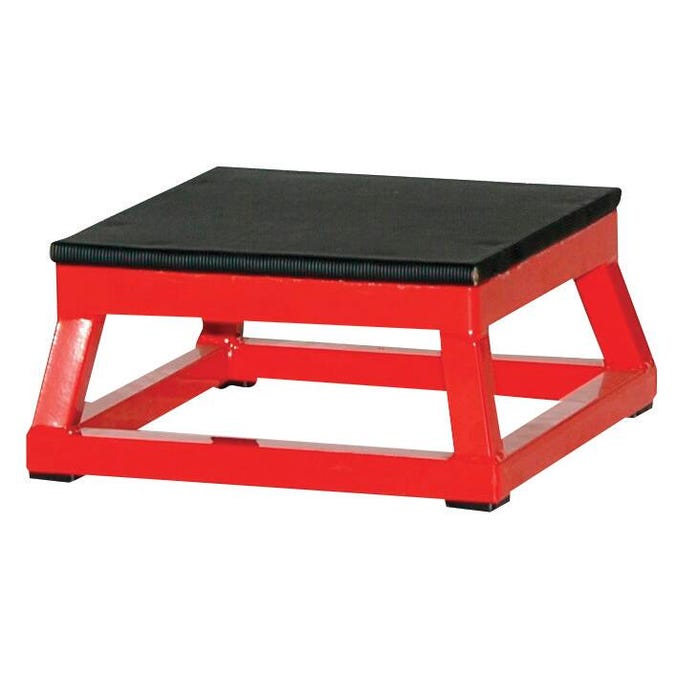 Champion Sports Plyometric Box, 6 Inches, Red