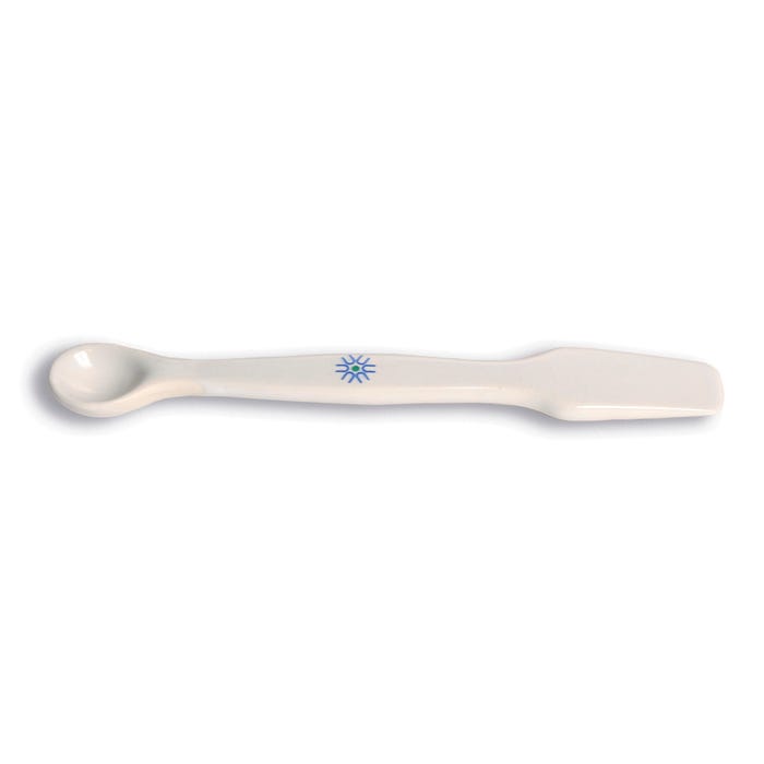 United Scientific Spatula with Spoon, 198 L mm, 1.2 mL, Porcelain