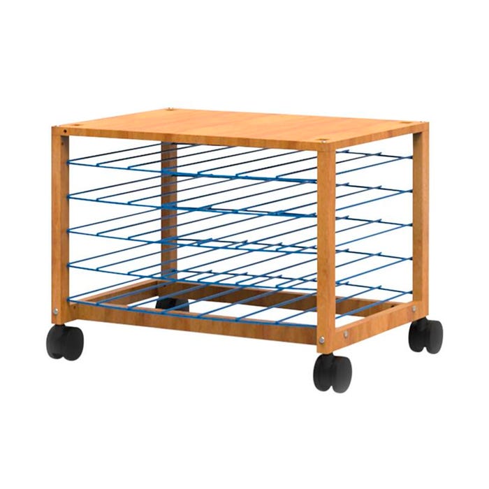 Copernicus Bamboo Art Center Drying Rack, 30 x 21-1/2 x 16 Inches