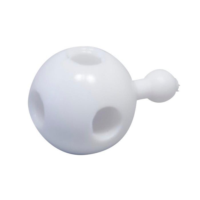 NeoSCI 5-Hole DNA Pop-Bead, White, Pack of 300